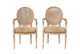 Pair of Italian Made Louis XVI Style Armchairs