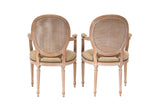 Pair of Italian Made Louis XVI Style Armchairs