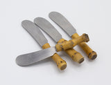 Petite Bamboo Handled Cocktail Spreader Knives