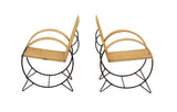 Pair of Iron Hoop Chairs