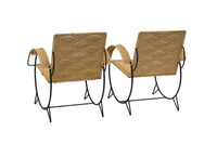 Pair of Iron Hoop Chairs