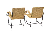 Pair of Iron Hoop Chairs