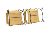 Pair of Iron Hoop Chairs