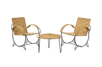 Pair of Iron Hoop Chairs