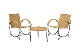 Pair of Iron Hoop Chairs