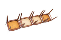 S/4 Norwegian Teak Bambi Dining Chairs