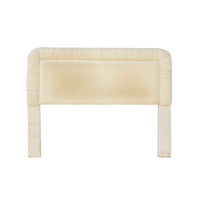 Queen Sized Ruched '80s Headboard- for Reupholstery