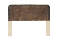 Queen Sized Ruched '80s Headboard- for Reupholstery