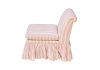 Striped Slipper Chair by Laura Ashley for Baker