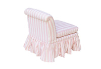 Striped Slipper Chair by Laura Ashley for Baker