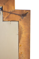 Geometric Italian Burlwood Mirror