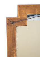 Geometric Italian Burlwood Mirror