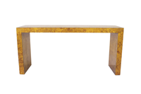 Parsons Console Table in Burlwood Laminate