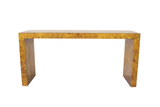 Parsons Console Table in Burlwood Laminate