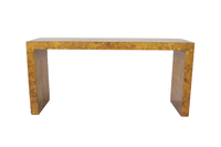 Parsons Console Table in Burlwood Laminate