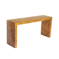 Parsons Console Table in Burlwood Laminate