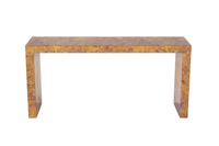 Parsons Console Table in Burlwood Laminate