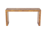 Parsons Console Table in Burlwood Laminate