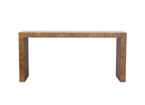 Parsons Console Table in Burlwood Laminate