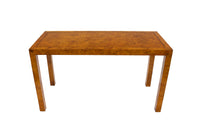 Petite Burlwood Parsons Desk by Hekman