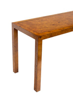 Petite Burlwood Parsons Desk by Hekman