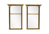 Pair of Gilt Rectangular Mirrors by LaBarge