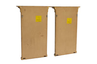 Pair of Gilt Rectangular Mirrors by LaBarge
