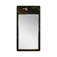 Rectangular Chinoiserie Mirror, 22" x 42"