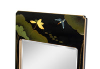 Rectangular Chinoiserie Mirror, 22" x 42"