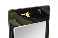 Rectangular Chinoiserie Mirror, 22" x 42"