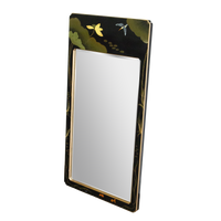 Rectangular Chinoiserie Mirror, 22" x 42"