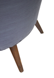 Petite Pair of Tufted Midcentury Armchairs