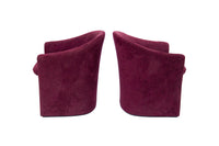 Sculptural Pair of Armchairs by Dunbar