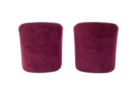 Sculptural Pair of Armchairs by Dunbar