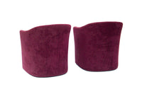 Sculptural Pair of Armchairs by Dunbar