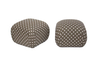Pair of Pouff Ottomans by Sherrill