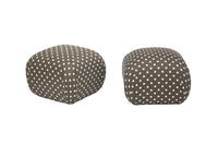 Pair of Pouff Ottomans by Sherrill