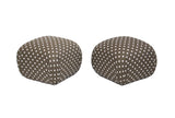 Pair of Pouff Ottomans by Sherrill
