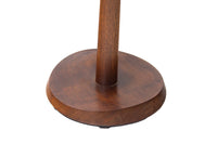 Walnut Floor Lamp with Built-in End Table