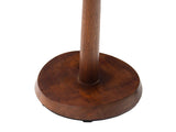 Walnut Floor Lamp with Built-in End Table