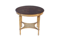 Round French Style Side table by John Widdicomb