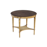 Round French Style Side table by John Widdicomb