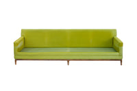 Classic Midcentury Modern Sofa with Walnut Base