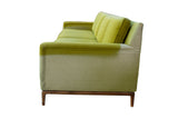 Classic Midcentury Modern Sofa with Walnut Base