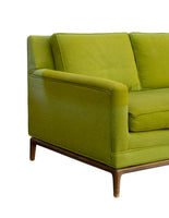 Classic Midcentury Modern Sofa with Walnut Base