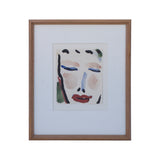 Gestural Watercolor of a Female Face