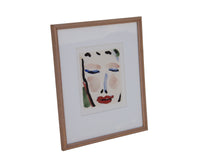 Gestural Watercolor of a Female Face