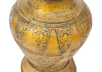 Golden Textured Ceramic Table Lamp