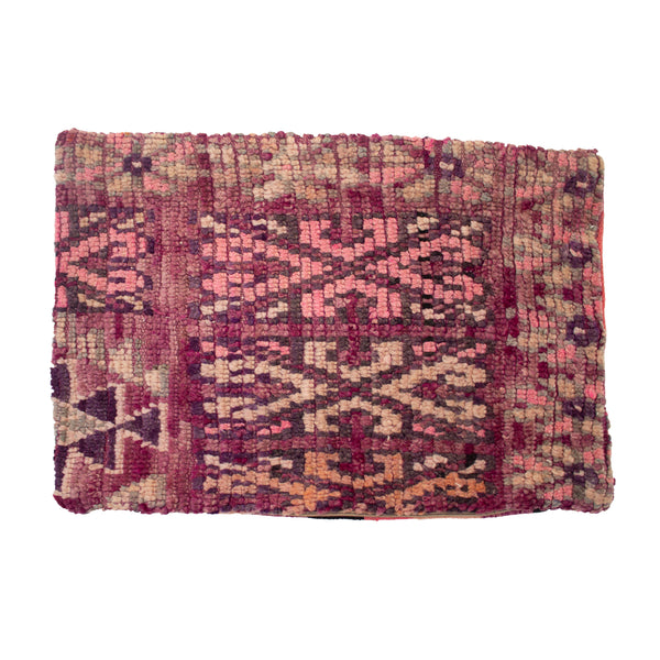 Colorful Moroccan Berber Pillow Sham in Fuchsia and Pink