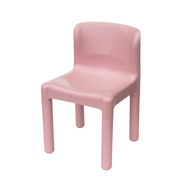 Side Chair in Pink by C. Bartoli for Kartell